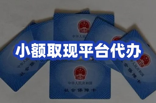 小额取现平台代办